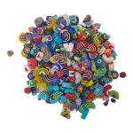 Millefiori Mosaic Glass Fragments Mixed 250G