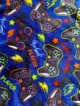 Printed Fluffy Fleece Jacquard