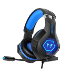 Microlab G7 Pro USB Gaming Headset With Omni-directional Luminous Microphone And 40MM High-precision Drivers And Blue LED Lighti