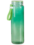 400ML Green Glass Drinking Bottle - None Green