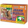 - Jigsaw Puzzles Part 3 - Assemble Puzzles Draw With Stencils And Learn Facts About Animals