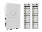 SK11 50KW 3 Phase Hv Hybrid Inverter With 60KW Lithium Battery Bank And 60KW Panel Power