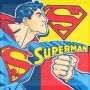 Superman By Dc Official Licensed Kids 100% Cotton Face Cloth - 2 Pack