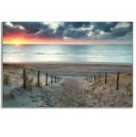 Passage To The Beach At Sunset Wall Art Photography Print On Canvas 1200 X 800