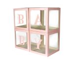 Balloon Decor Boxes 4 Piece