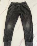 Cotton On Charcoal Leopard Print Tracksuit Pants 6Y
