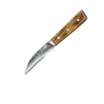 Lifespace Luxury 5" Utility Olive Wood Full Tang Damascus Knife