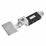 1 4" Pneumatic Foot Pedal Valve 5 Way 2 Position Aluminum Alloy Air Pneumatic Foot Pressure Control Valve Pneumatic Switch