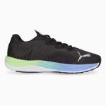 Puma Men's Velocity Nitro 2 Fade - UK10.5 Blk Light Blu Light Grn