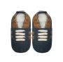 Pitta-patta Soft Genuine Leather Baby Shoes - Jag Navy & Vintage