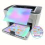 10 Sheets Holographic Printable Sticker Paper Waterproof Pvc Vinyl Quick-dry For Inkjet & Laser Printers Glossy Self-adhesive Labels