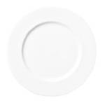 Olive - White - Round Rim Plate - 23CM 24 - LAOL1101023