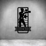 Female Boxing With Custom Text - 300MM Matt Gold