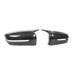 Zalix Car Rearview Side Mirror Cover Cap Replacment Trim Case Real Carbon Fiber Compatible With Bmw 3 4 5 7 8 Series G20 G21