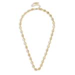 Goldair Gold Plated Coffee Bean Choker