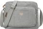 Troop London Organic Cotton Across Body Bag Ash Grey