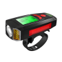 Bike Light Headlight With Speedometer USB Rechargeable Waterproof Odometer