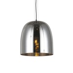 Middleton Glass Dome Pendant Light Smoke Clear Or Amber - Clear