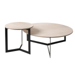 Round Nested Side Table - Set Including Short & Tall