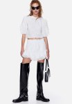 Broderie Anglaise-detail Cotton Blouse - White