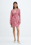 Dress Tina-h - Bright Pink