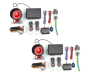 2PACK-12V Car Anti-theft Alarm System Security Kit With Remote Control