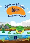 Calvin Die Krokodil Leer Swem Op Sy Maag