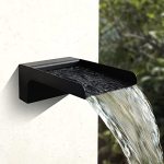Pondo 304 Stainless Steel Made Exquisite Handcrafted Waterfall Spout For Landscape Water Fountain Spout Scupper Luxury Decoratio