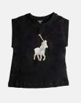 Polo Kids Jessica Printed T-Shirt - 13-14 Black