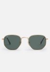 Hexagonal Sunglasses 51MM - Gold & Green