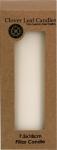 Candle Pillar White 7.5X18CM