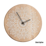 Mia Wall Clock - Black Sleek