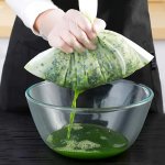 1 5PCS Reusable Fine Mesh Nylon Food Strainer And Nut Milk Bag - Kitchen Gadget For Brewing Filtering And Straining