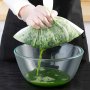 1/5pcs Reusable Fine Mesh Nylon Food Strainer And Nut Milk Bag - Kitchen Gadget For Brewing Filtering And Straining