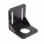 Black 57MM NEMA23 Stepper Motor Mounting Bracket Alloy Steel L-shape Fixed Seat Stepper Motor Holder