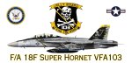 FA-18F Super Hornet VFA-103 Mug
