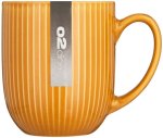 Ribbed Stoneware Coffee Mug