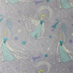 100% Cottonfrozen Novelty Fabric Lavender 23CM
