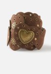 In A Heartbeat Belt- Brown gold