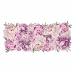 Vinyl Transfer Border Lavender Blooms