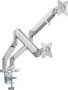 Parrot Bracket - Monitor Clamp Dual Arm With Gas Spring
