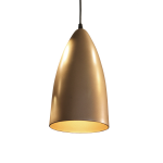 Copper Bullet Pendant - Gold