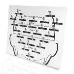 Glamordove Tape In Placement Board Hair Extensions Hanger Carrier Hair Display Holder Rack With Clips Hairpin Hair Styling Haird