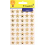 Gold Star Smiley Face Self-adhesive Stickers