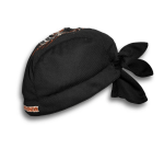 Men’s Flames Quick Dry Mesh Skull Cap – Black