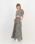 Long Tiered Fiesta Skirt Spot - S