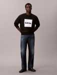 Calvin Klein Box Graphic Sweatshirt Blk - XXL Black