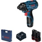 Bosch Gdr 120-LI Cordless Impact Driver wrench 100NM 2 X 2.0AH Batt. Pk. 06019F0001