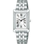 LORUS Ladies Rectangle White Dial Watch