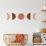 Moon Phase Wall Sticker